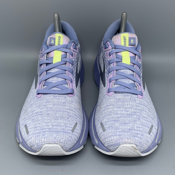 Brooks Ghost 14 Grey Purple Running Shoes 1203561B566 Women’s Sz 8.5 - Picture 2 of 10